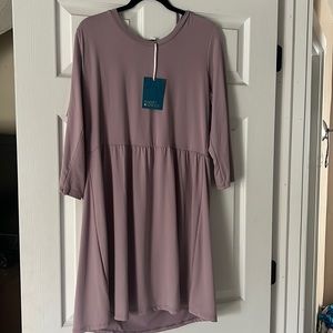 Spring dress! Never worn. Beautiful paste purple.